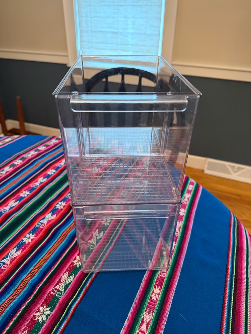 The Container Store Clear Stackable Storage Bins - Picture 5 of 8